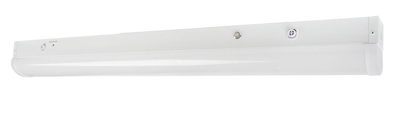 Westgate  4Ft Narrow Strip 40W Power Adj, Commercial Indoor Lighting, 25W/30W40W, 130 Lumens/W, 3500K/4000K/5000K, White Finish, 0~10V Dimming