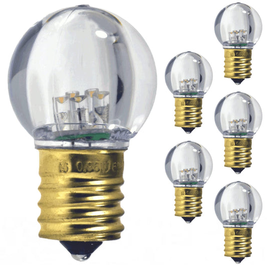Damar- G9 LED Bulb Clear Finish Dimmable 0.6W-0.96W E17 Intermediate Base 2700K Warm White 100-130V Pack of 6- Small Home Lighting for Chandelier Wall Sconce Pendant Bathroom Vanity