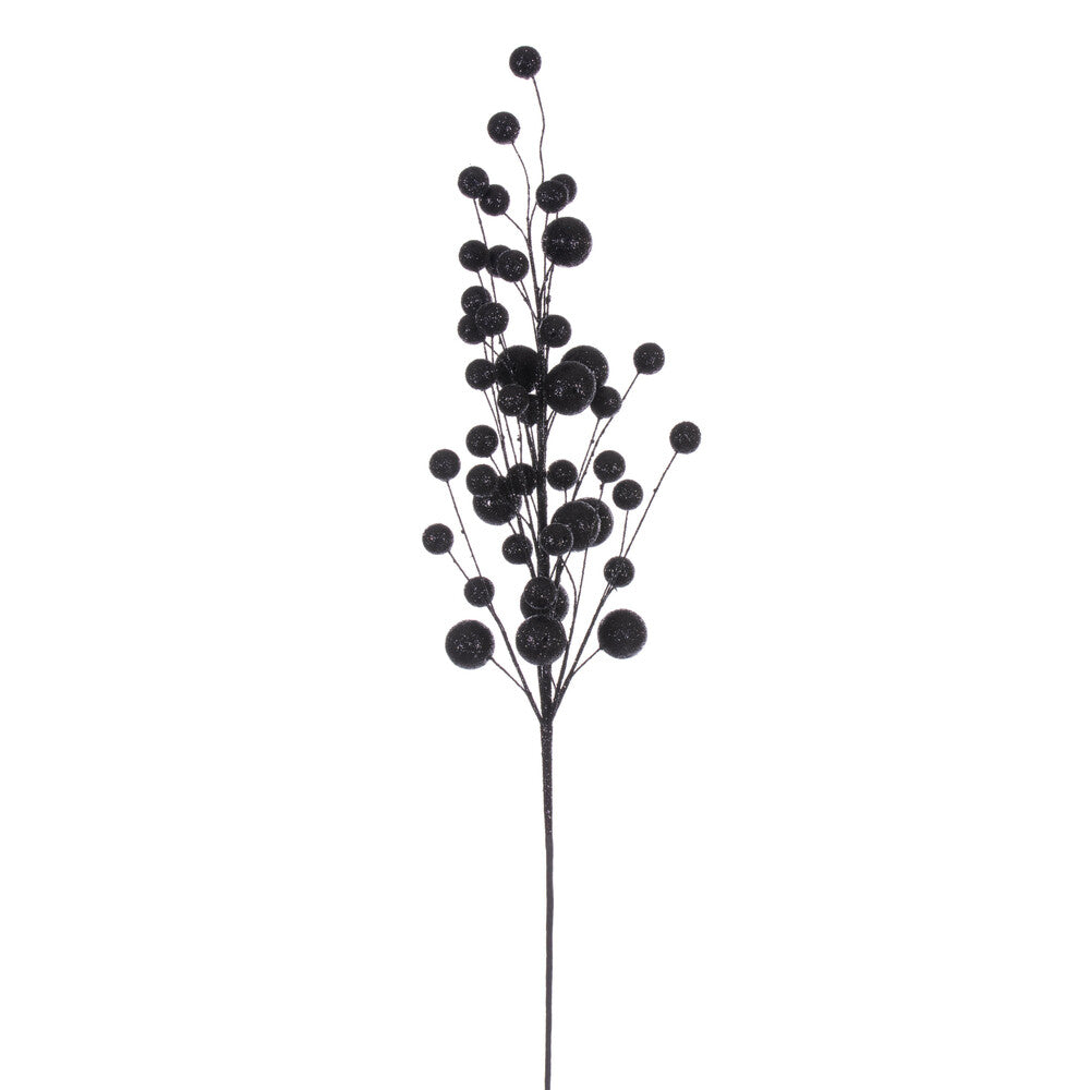 Vickerman 27" Black Multi Ball Glitter Spray 4 per bag.