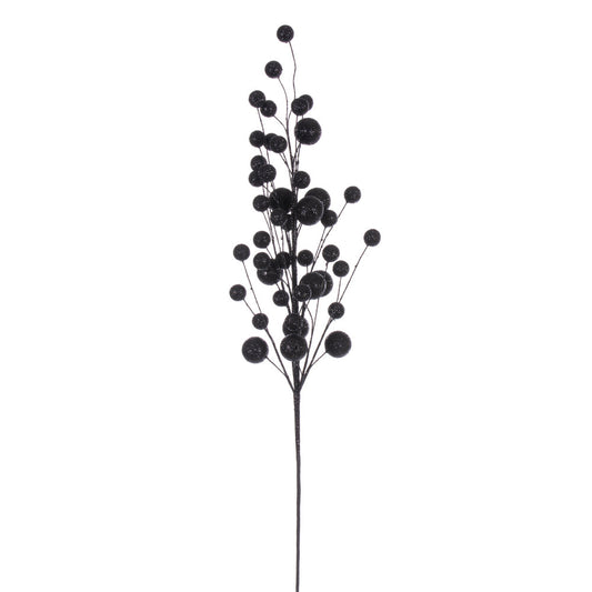 Vickerman 27" Black Multi Ball Glitter Spray 4 per bag.