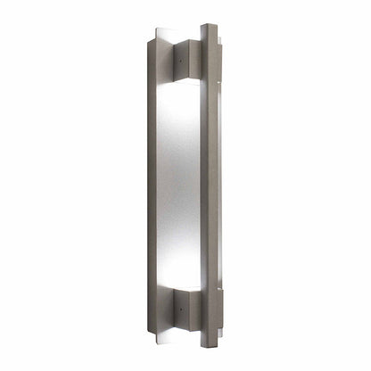 Westgate LED Wall Sconce Light, Outdoor Lighting, 5W/10W/15W/20W, 90 Lumens/W, 3000K, Silver Finish