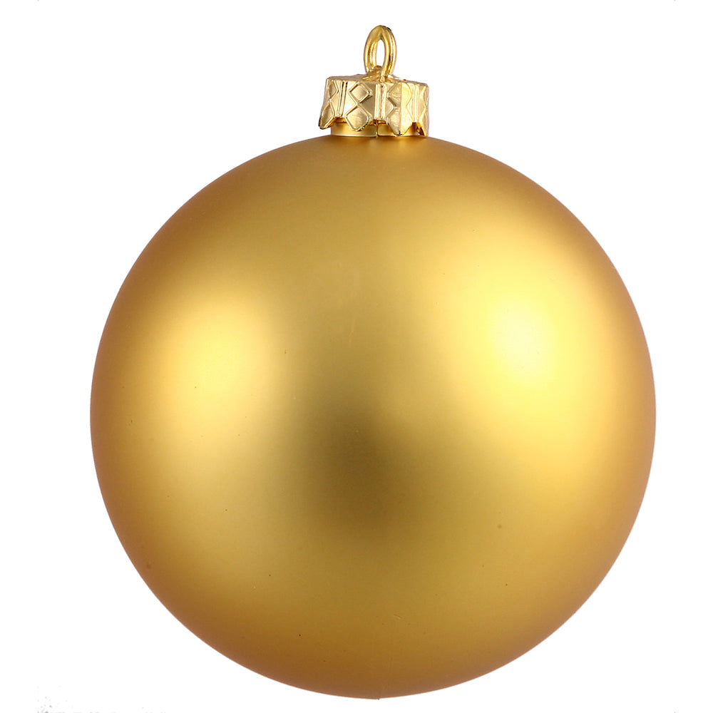 Vickerman 2.4" Luxe Gold Matte Ball Ornament 60 per Box