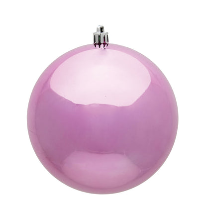 Vickerman 3" Pink Shiny Ball Ornament 12 per Bag