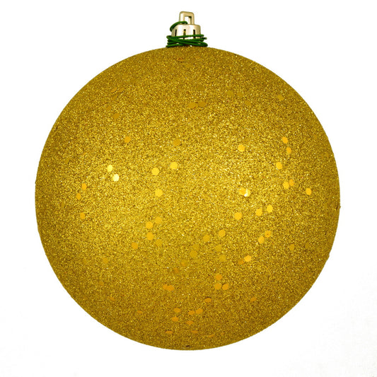 Vickerman 4.75" Medallion Sequin Ball Ornament 4 per Bag