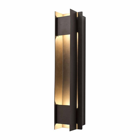 Westgate LED Wall Sconce Light, Outdoor Lighting, 20W(5Wx4), 1800 Lumens, 3000K, Dark Bronze Finish