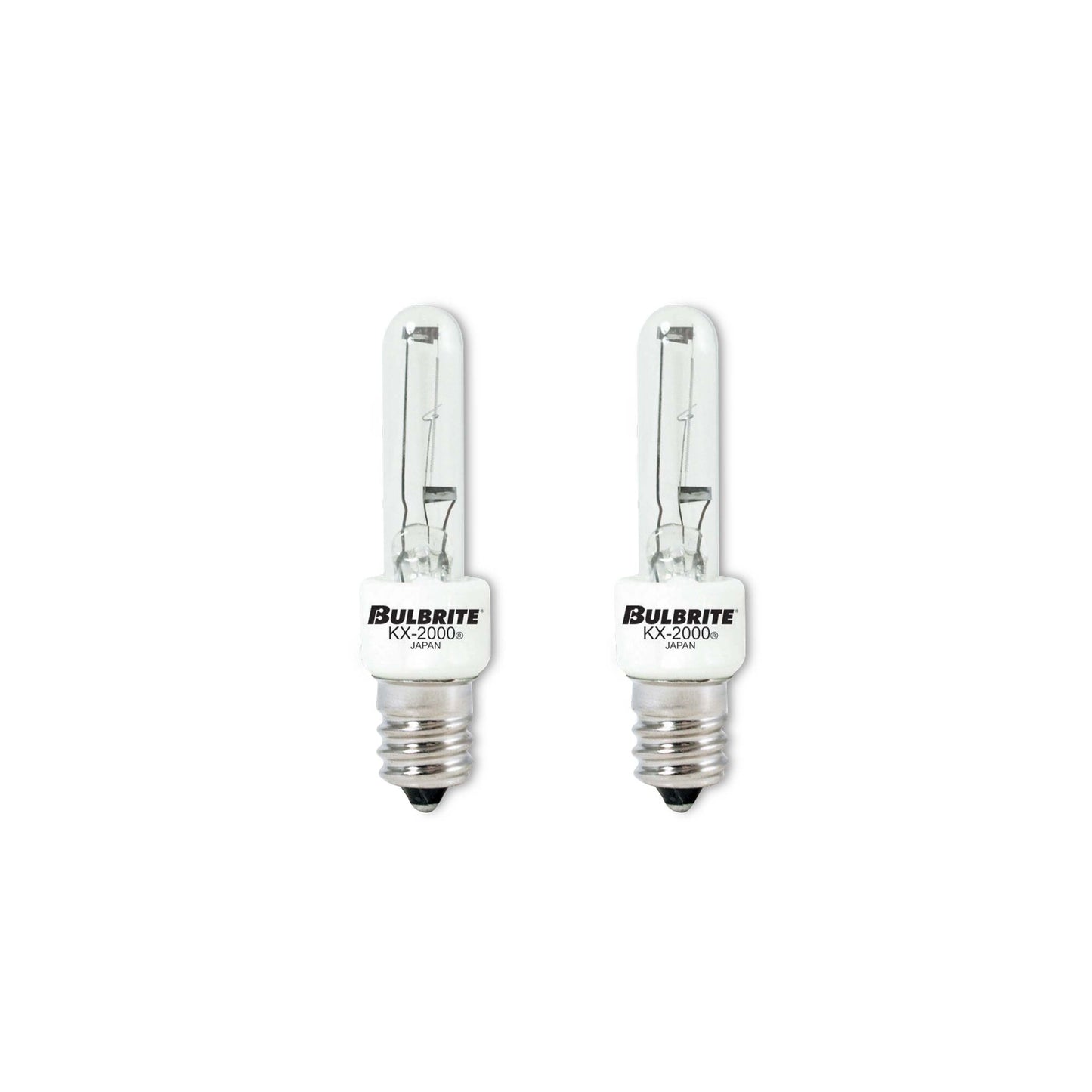 BULBRITE KRYPTON/XENON T3 CANDELABRA SCREW (E12) 40W DIMMABLE LIGHT BULB 2700K/WARM WHITE 2PK (473040)
