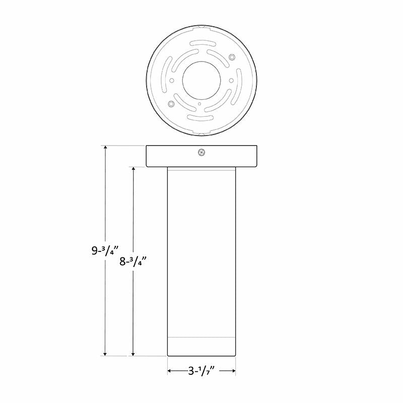 Westgate 3" Ceiling Mount Cylinder, 5/7/9W, 3/4/5K, TRIAC & 0-10V Dimming, Black, C & F Lenses Incl, Outdoor Lighting, 5W/7W/9W, 75 Lumens/W, 30K/40K/50K, Black Finish, TRIAC And 0-10V Dimming