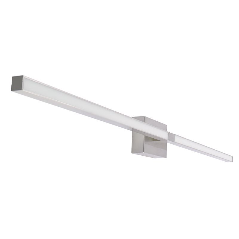 Westgate Rotatable Slim Vanity 48In 40W 5Cct 2800 Lumens C90 Dim, Bn, Commercial Indoor Lighting, 40W, 2800 Lumens, 27K/30K/35K/40K/50K, Brushed Nickel Finish, TRIAC Dimming