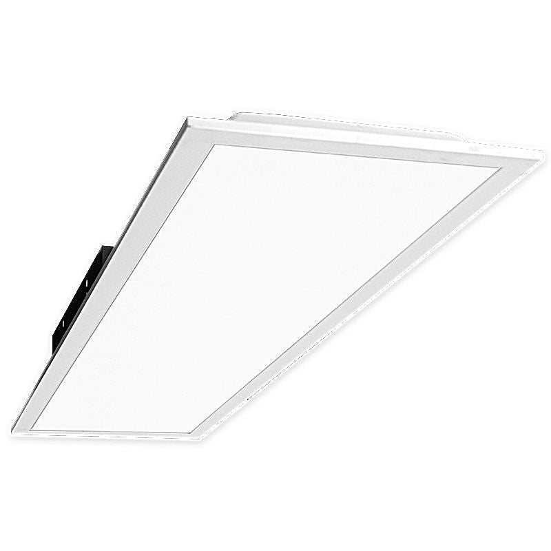 Westgate LED Backlit Panel Light, 100~277VAC, Commercial Indoor Lighting, 40W, 3800 Lumens, 2700K, White Finish, 0~10V Dimmable