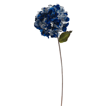 Vickerman 29" Blue Velvet Hydrangea Artificial Christmas Pick