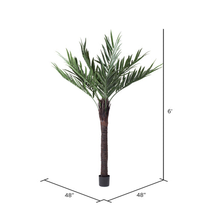 Vickerman 72" Artificial Kentia Palm.