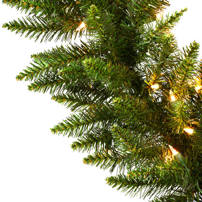 Vickerman 9' Camdon Fir Artificial Christmas Garland Clear Dura-lit Incandescent Mini Lights