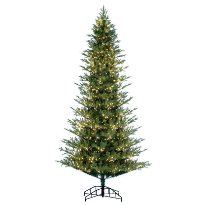 Vickerman 9' x 57" Kamas Fraser Fir Artificial Christmas Tree with Warm White LED Lights.