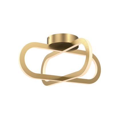 Dals Lighting Arlo 16 inch Flushmount Double Vertical Ring