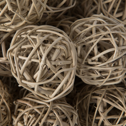 Vickerman Natural Botanicals 2.4" Lata Ball Natural White. Includes 50 Pieces per Pack