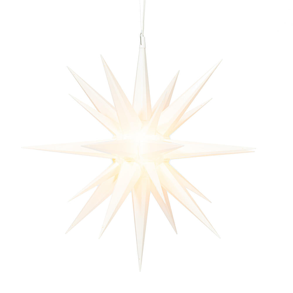 Vickerman 25" Deluxe LED White Moravian Star.