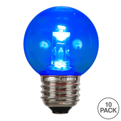 Vickerman G50 BLUE SMD Tube LED Bulb 10/Bag