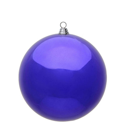 Vickerman 15.75" Purple Shiny Ball Ornament