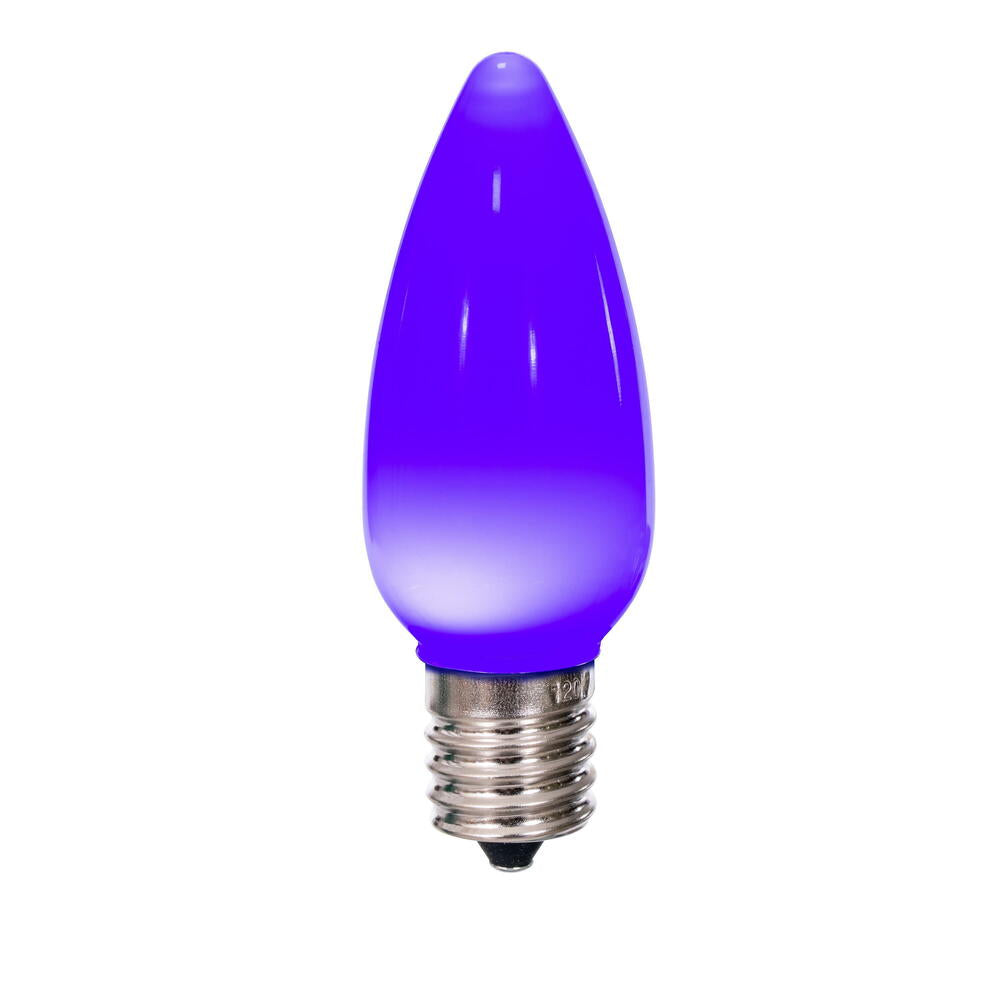 Vickerman C9 Ceramic LED Purple Bulb package of 25