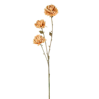 Vickerman 24" Artificial Mustard Mum Spray. Includes 4 sprays per pack.