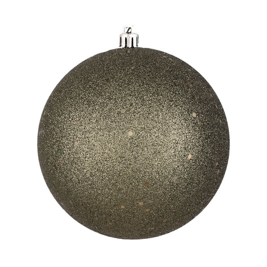 Vickerman 10" Limestone Sequin Ball Drilled 1 per Bag