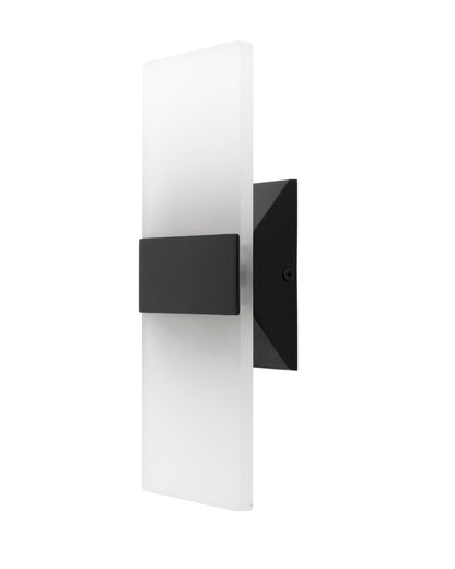 ASD Lighting LED Wall Sconce 12inch 12W 120V Triac 2700/3000/3500/4000/5000K Black UL