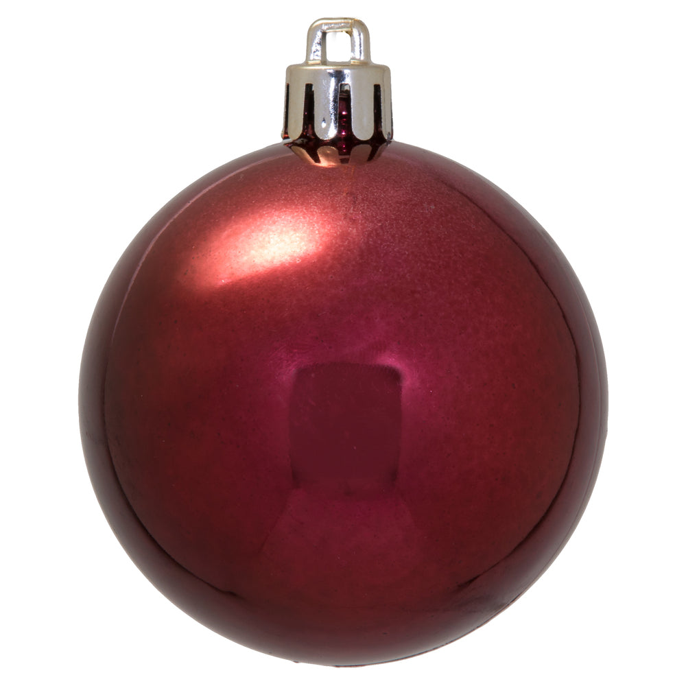 Vickerman 2.4" Wine Shiny Ball Ornament 60 per Box