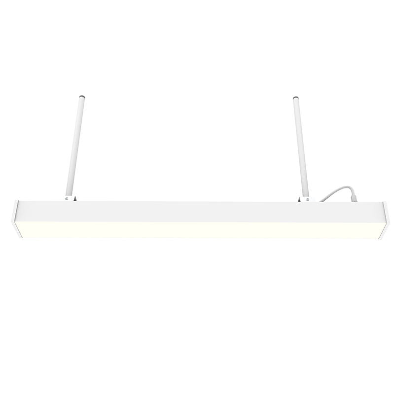 Westgate 4Ft 4In IP66 Wet Loc. Linear Light MCTp 40/60/80W 35/40/50K 0-10 Suspended Or Wall, Commercial Indoor Lighting, 40W/60W/80W, 105 Lumens/W, 35K/40K/50K, Sandy White Finish, 0~10V Dimmable