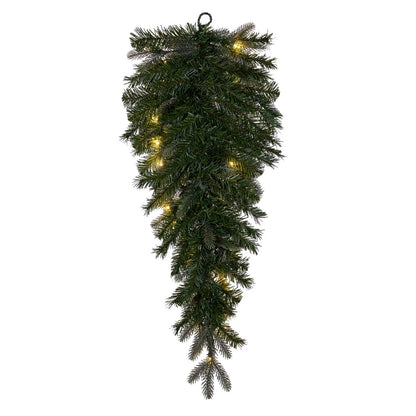 Vickerman 36" Douglas Fir Artificial Pre-Lit Teardrop with Dura-Lit® Warm White LED Mini Lights.