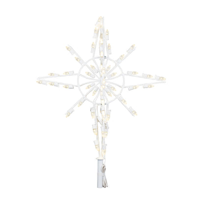 Vickerman 4' Giant LED Bethlehem Tree Top Star Featuring 112 Warm White LED Lights.