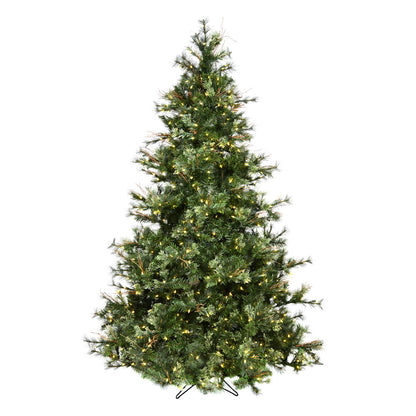 Vickerman 9' Mixed Country Pine Artificial Christmas Tree Warm White Dura-Lit® LED Lights