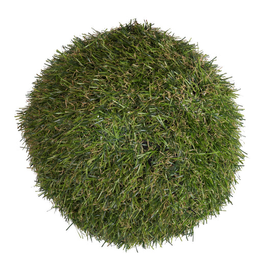 Vickerman 7.25" Artificial Green Grass Ball Pack of 2