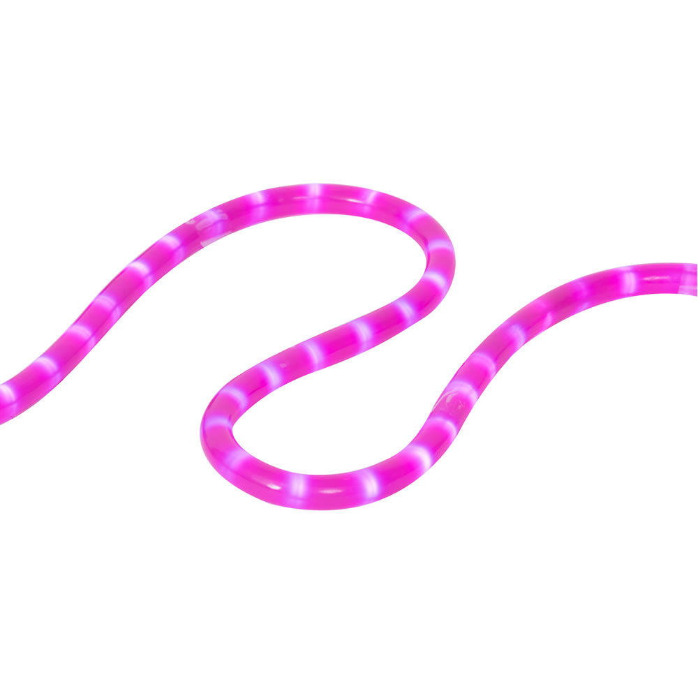 Vickerman 150' x .5" Fluorescent Pink LED Rope Light Spool 120 Volt.