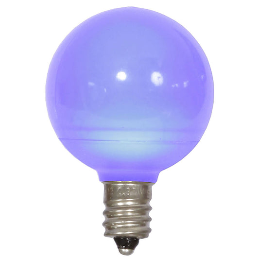 Vickerman G40 Blue Ceramic LED Replacement Bulb package of 25