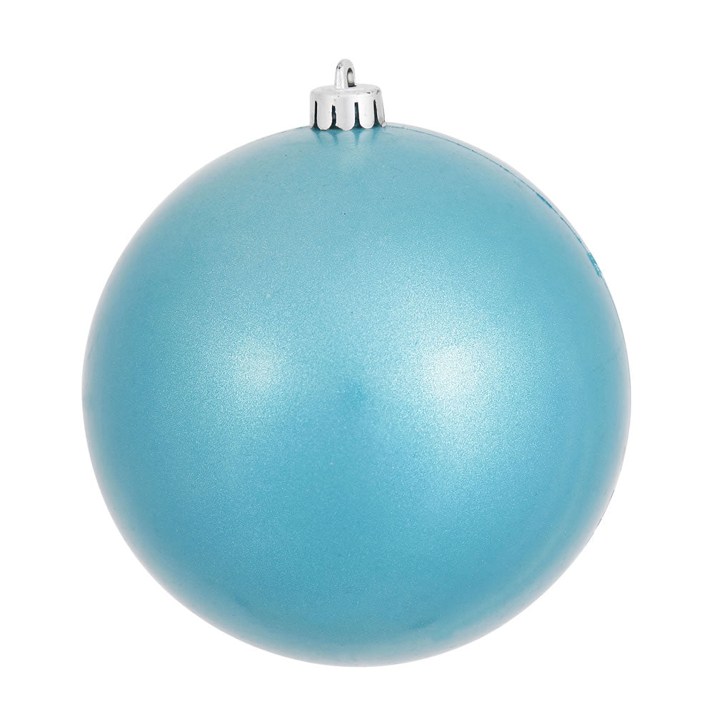 Vickerman 12" Turquoise Candy Ball Ornament