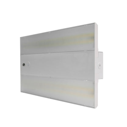 ASD Lighting Q-base LED Linear High Bay Power Adjustable 100/130/160W and CCT Selectable 3500/4000/5000K Dimmable with Battery back-up 20W UL DLC Premium