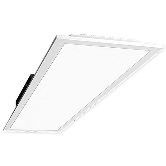 Westgate LED Backlit Panel Light, 100~277VAC, Commercial Indoor Lighting, 40W, 4400 Lumens, 5000K, White Finish, 0~10V Dimmable