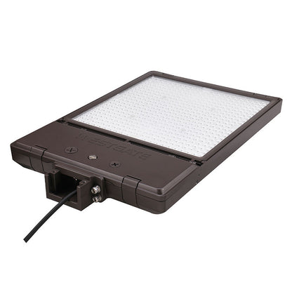 Westgate Maximum-Feature Area Flood 70/100/150W 30/40/50K T3 Rotatable Photocell And Sensor Ready, Outdoor Lighting, 70W/100W/150W, 145 Lumens/W,  30K/40K/50K, Bronze Finish, 0-10V