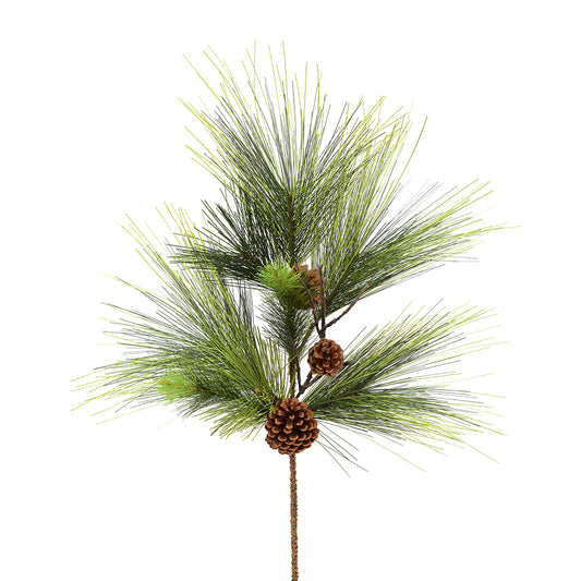 Vickerman 30" Boulder Pine Artificial Christmas Spray. Includes 2 sprays per pack.