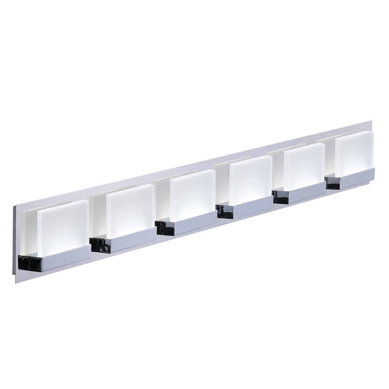 ASD Lighting LED Vanity 6-light 35W 120V Triac 3000/4000/5000K Chrome ETL