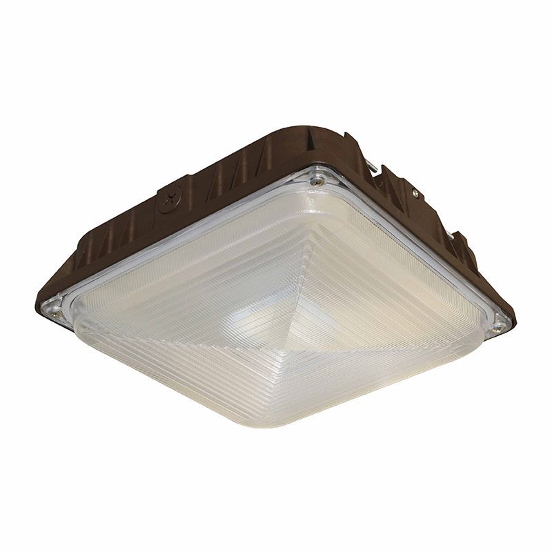 Westgate X-Gen SurFace Canopy Sm Housing Adj. 5W-25W 40K 120-277V 0-10V, Outdoor Lighting, 5W/10W/15W/25W, 120 Lumens/W, 4000K, Bronze 0~10V Dimmable