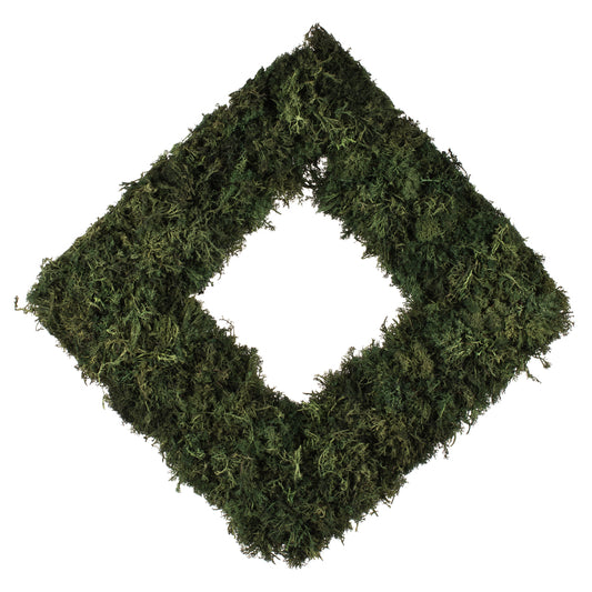 Vickerman 15 .5" Artificial Reindeer Moss Square Wreath.