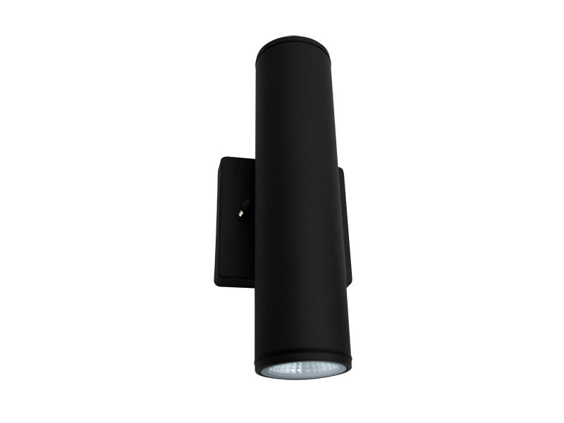 Westgate 2In Wall Cyl. U/D 2X6W 30K/40K/50K Dim. - Black, Outdoor Lighting, 12W, 800 Lumens, 3000K/4000K/5000K, Black Finish, TRIAC Dimming