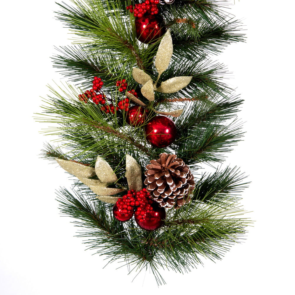 Vickerman 6' x 16" Artificial Christmas Garland unlit