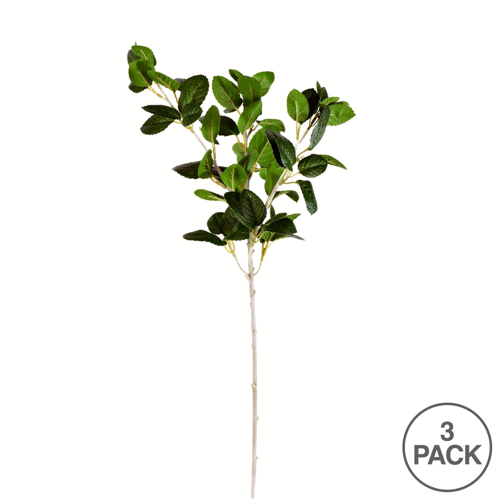 Vickerman 24" Artificial Mint Spray. Includes 3 sprays per pack.