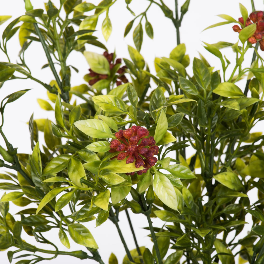 Vickerman 17" Artificial Green Pea Leaf Spray. Includes 2 sprays per pack.