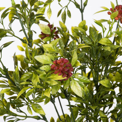 Vickerman 17" Artificial Green Pea Leaf Spray. Includes 2 sprays per pack.