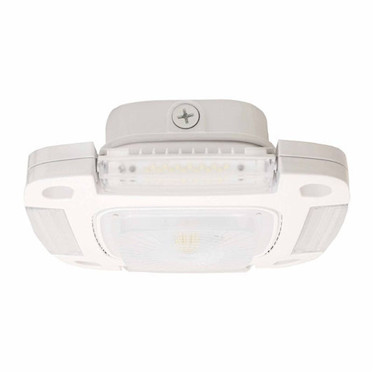 Westgate LED Adjustable Canopy/Parking Lights, 120-277V, Outdoor Lighting, 55W, 7250 Lumens, 5000K, White Finish, 0~10V Dimmable