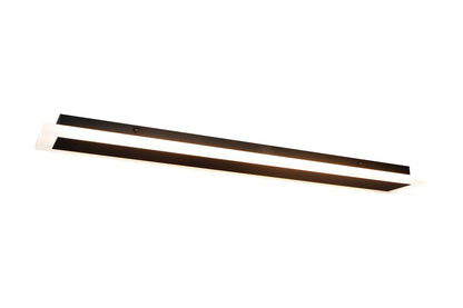 ASD Lighting LED Outdoor Wall Sconce wide acrylic 24" 24W 120-277V CCT Selectable 3000/4000/5000K Dimmable Black ETL