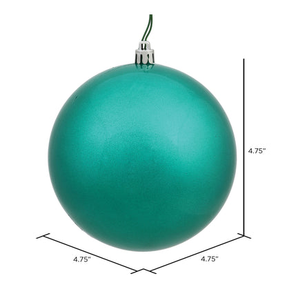 Vickerman 4.75" Sea Foam Candy Ball Ornament 4 per Bag